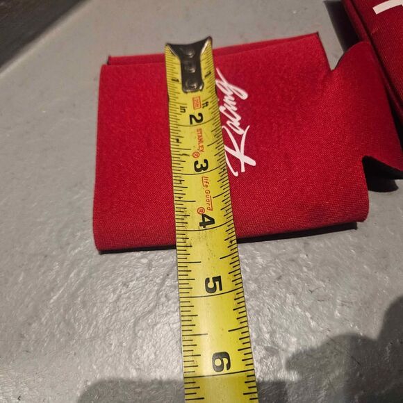 Toyota Racing Drink Koozies Set of 2 Red Neoprene TRD - Picture 4 of 4